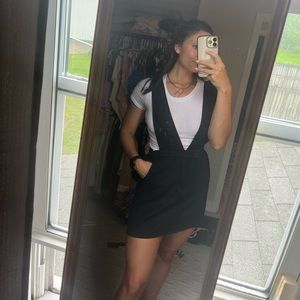 Black Denim Dress Suit